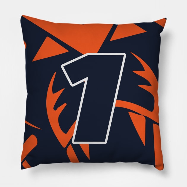 Max Lion reverse Pillow by F1LEAD