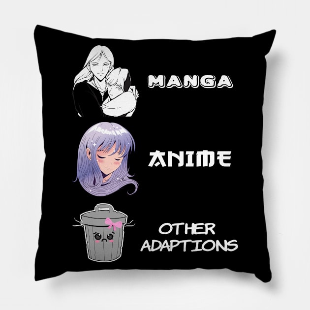 Weeaboo Trash Otaku Anime Meme Weeb Gifts Pillow by Alex21