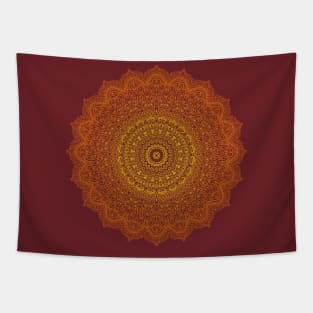 Yogi, Prana Mandala orange Tapestry