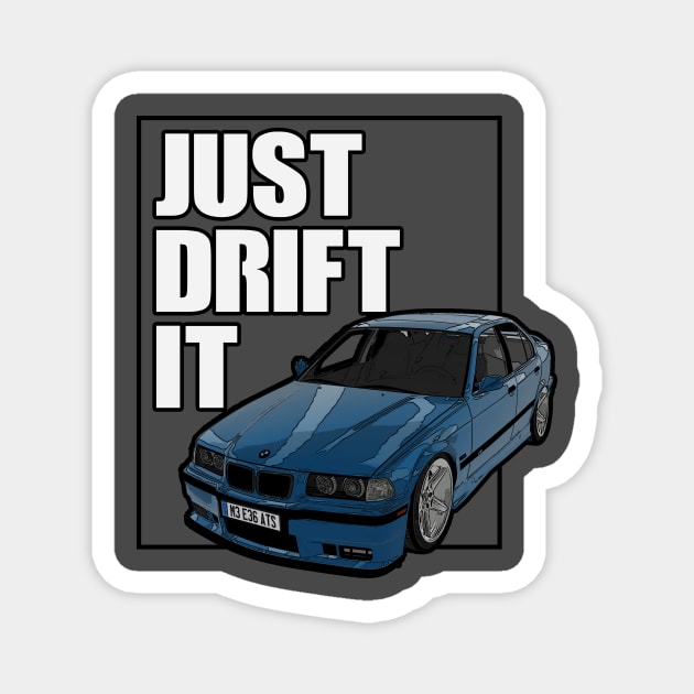 BMW e36 sedan Drift Magnet by JDMzone