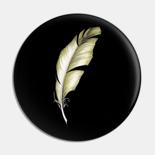 Yellow feather Pin