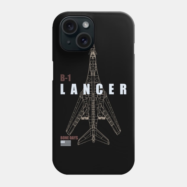 B-1 Lancer Phone Case by TCP