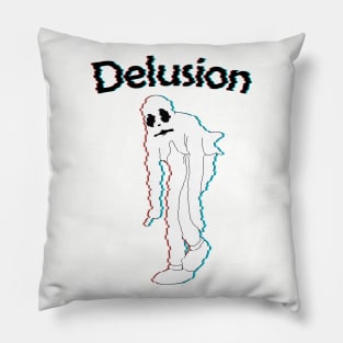 Delusion ghost Pillow