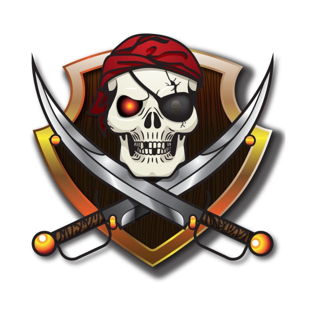 Pirate Skull by Qspark