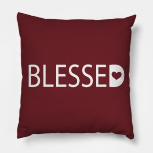 Blessed being blessed artsy Pillow