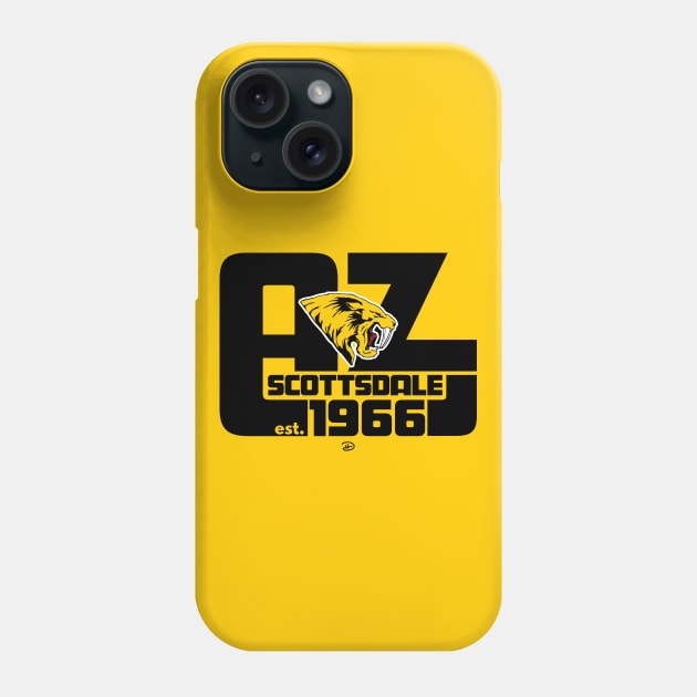 Saguaro Sabercats (1966) - Black Phone Case by dhartist