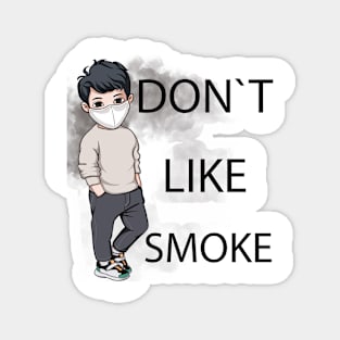 Don`t like smoke Magnet