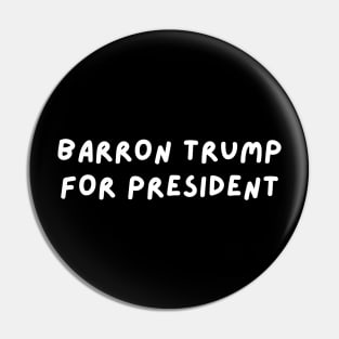 Barron Trump for President Pin
