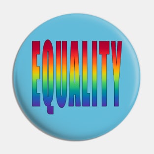 Pride and Equality Pin