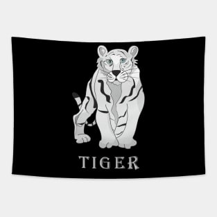 White tiger Tapestry
