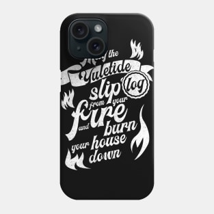 Blackadder Yuletide log Phone Case