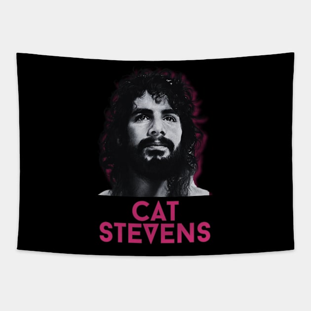 Cat stevens\\retro fan art Tapestry by MisterPumpkin