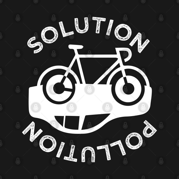 Solution for pollution Bicycling Cycling Environment by alltheprints