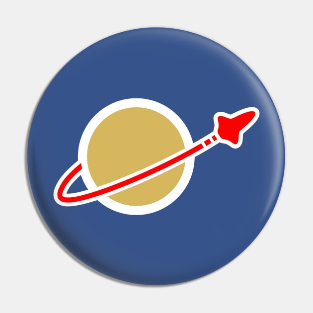 Classic Spaceman Pin by JCD666