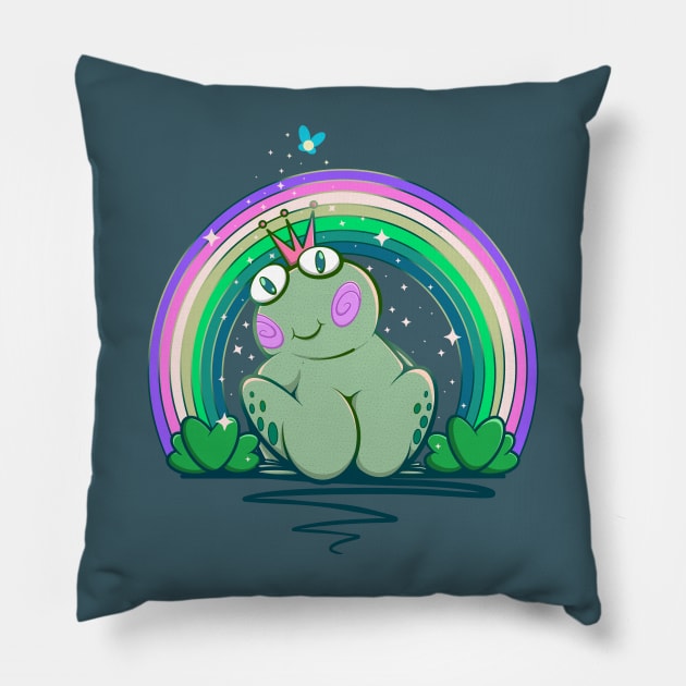 Gay Frog Pillow by ArtDiggs