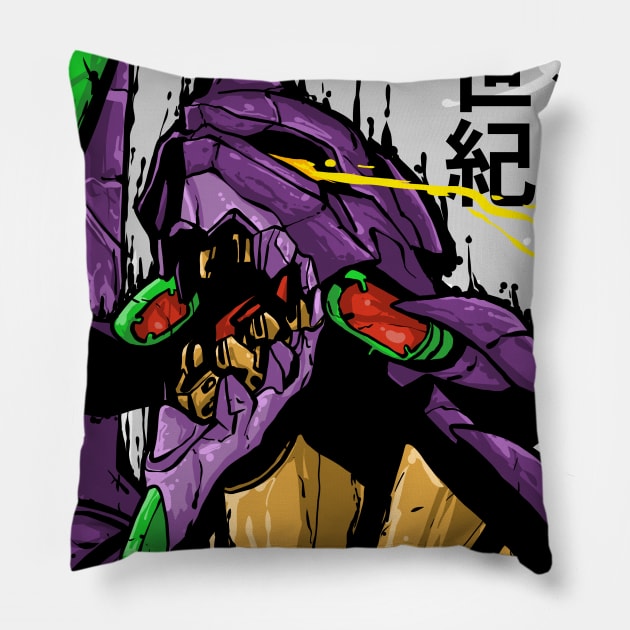 eva 01 Pillow by Amartwork