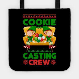 Cookie Casting Crew Funny Ugly Xmas Ugly Christmas Tote