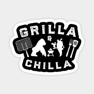 Grilla and Chilla Magnet