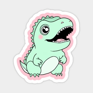 Pastel Baby Dinosaur Magnet