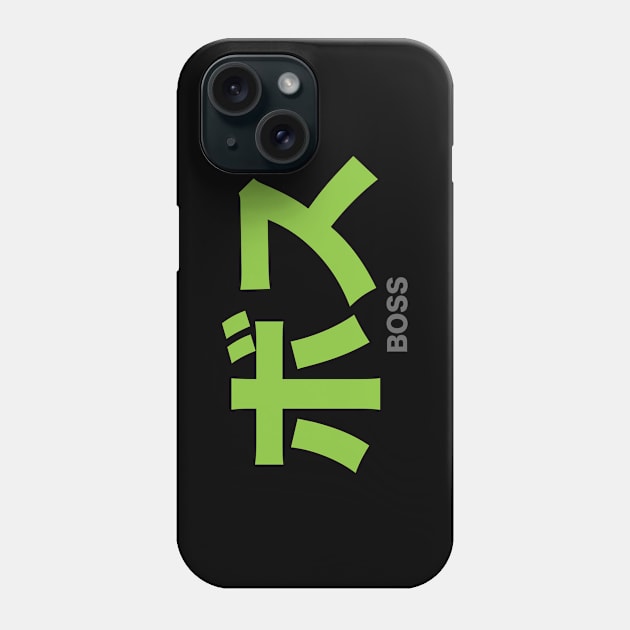 Boss - Japanese Phone Case by AM_TeeDesigns