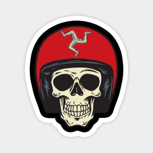 Manx Skull Rider Magnet