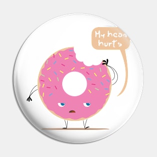 Donut Funny and Yummy Pin