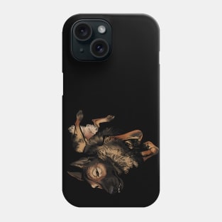 German shepherd snooze Phone Case