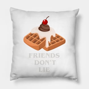 Friends don't lie - Stranger Things Pillow