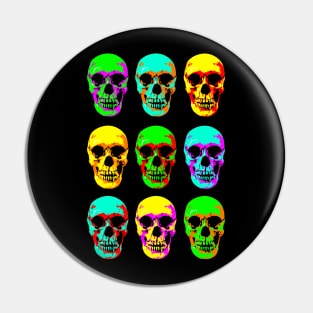 Voodoo Skulls Pin