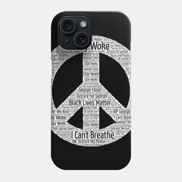 Stay Woke I Can't Breathe Phone Case by xena