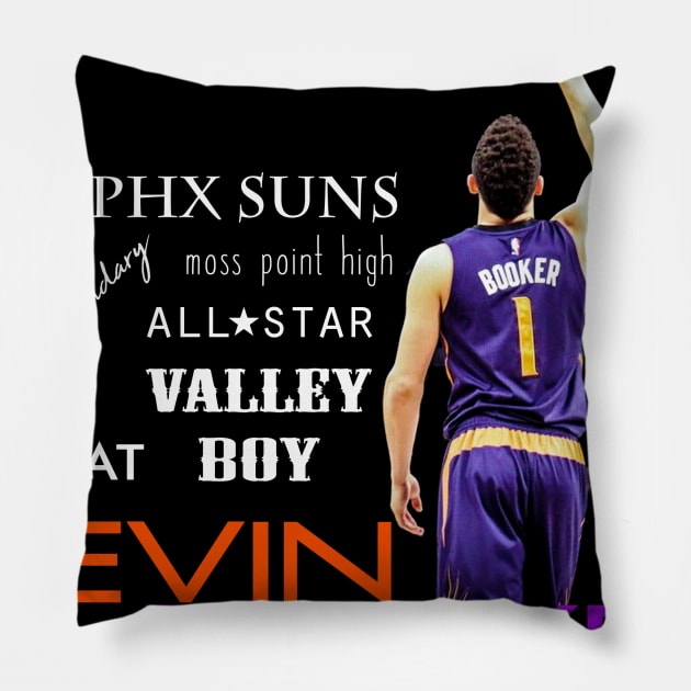 Devin Booker Pillow by LunaPapi