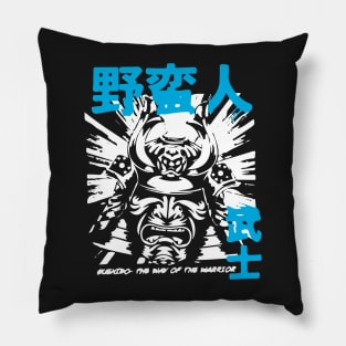 ELDON Bushido SAMURAI BLEU Pillow