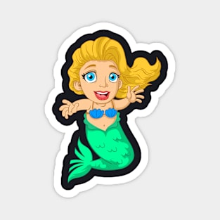 Mermaid cartoon Magnet