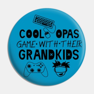 Cool Opas Game with their Grandkids Pin