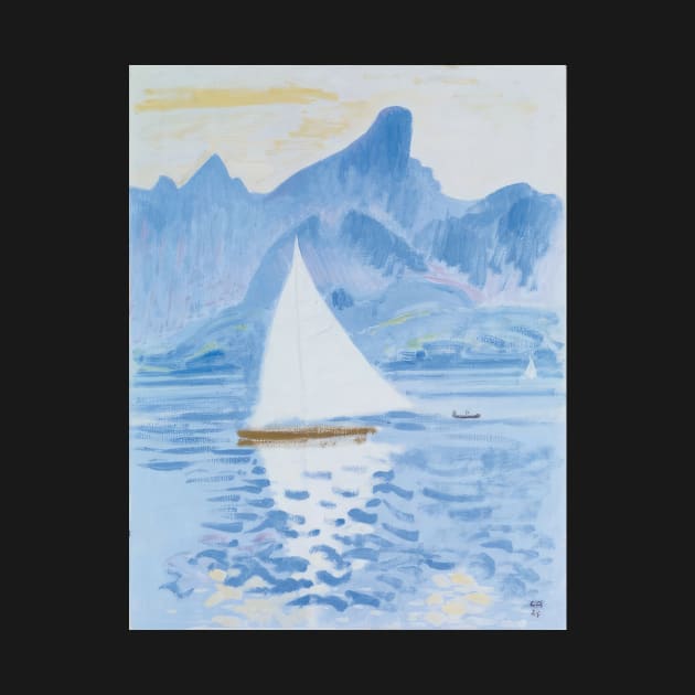 thunersee mit stockhornkette 1924 - Cuno Amiet by Kollagio