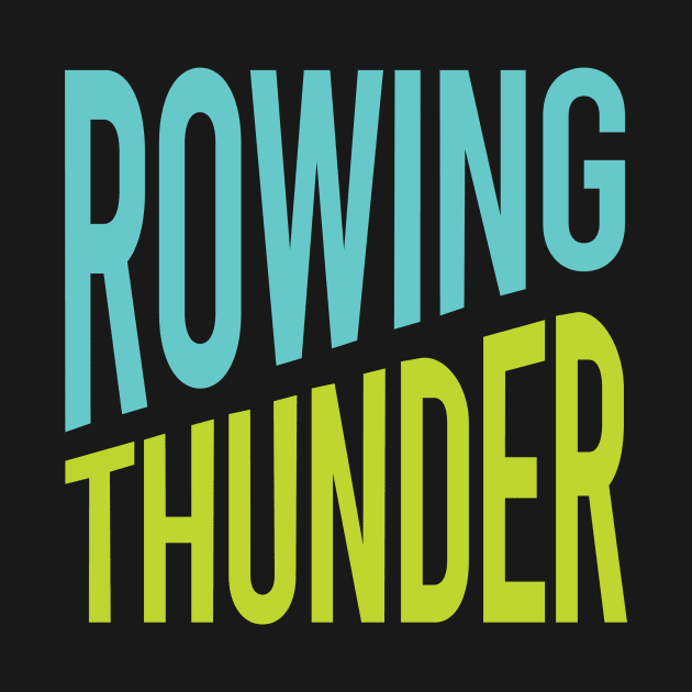 Crew Rowing Thunder by whyitsme