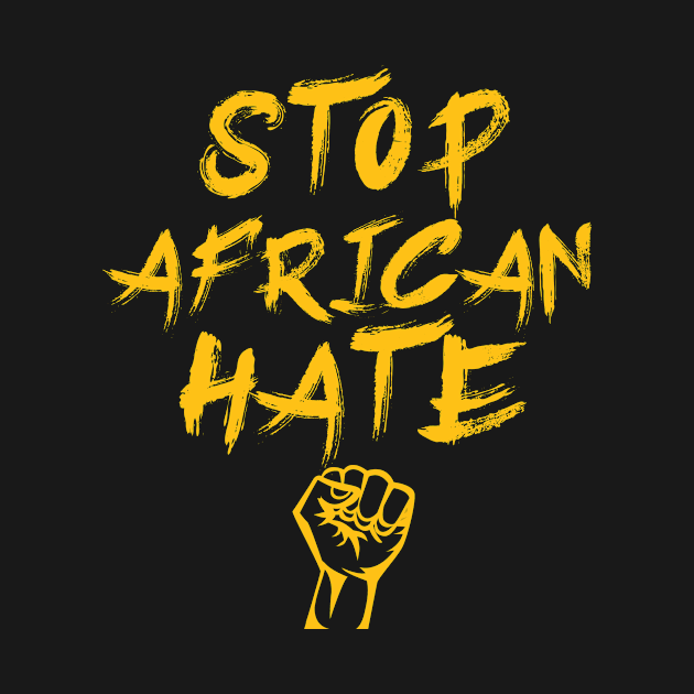 Stop African hate African American by PH-Design