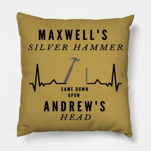 The Silver Hammer Pillow