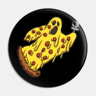 Pizza Ghost Pin