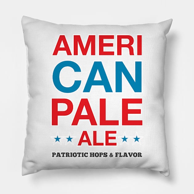 American Pale Ale Pillow by BentonParkPrints