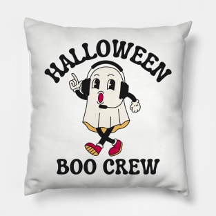 Funny Halloween Dispatcher Boo Crew Pillow