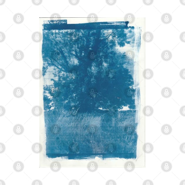 Tree Cyanotype by amylouiseart