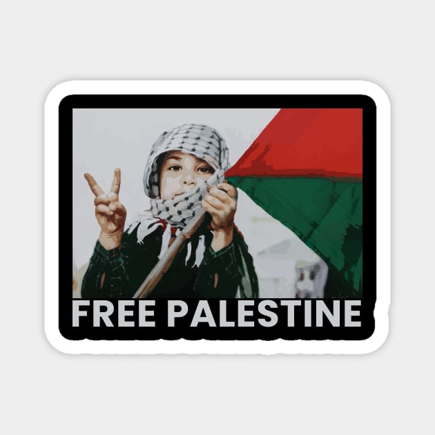 free palestine Magnet by aldistar