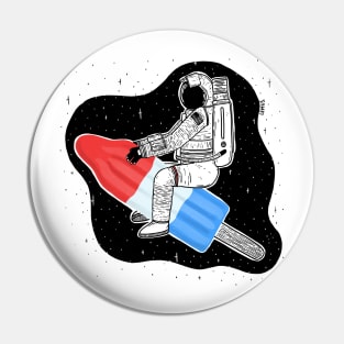 Space Rocket Pin