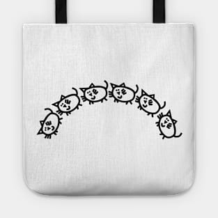 Cats Walk Over a Hill Tote