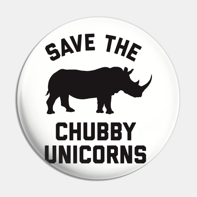 Save the Chubby Unicorns Pin by Pufahl