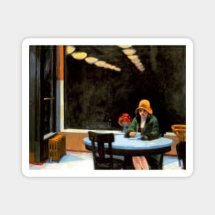 High Resolution Edward Hopper Automat 1927 Magnet