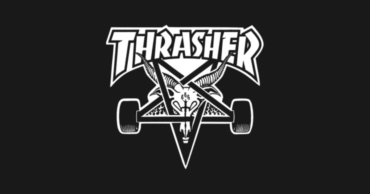 thrasher logo - Thrasher - Sticker | TeePublic