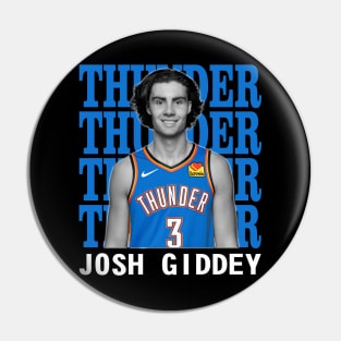 Oklahoma City Thunder Josh Giddey 3 Pin