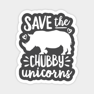 Save the Chubby Unicorns Magnet